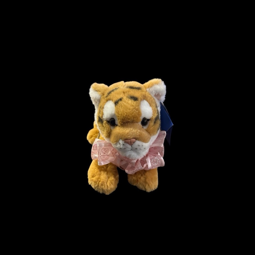 Hugs & Cuddles Rescue Center Tiger Cub Plush 12" NWT Adoption Certificate - Picture 2 of 5